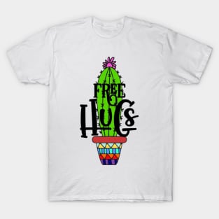 Free Hugs Cactus T-Shirt